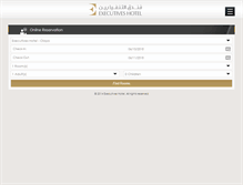 Tablet Screenshot of executives-hotel.com